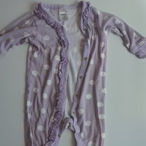Carter's Purple Polka Dot Kids One Piece